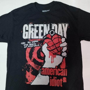Green Day - American Idiot Hysteria Official T Shirt ( Men M, L) ***READY TO SHIP from Hong Kong***